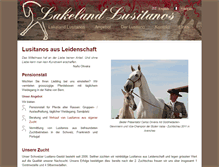 Tablet Screenshot of lakeland-lusitanos.ch